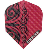 *Harrows Dimplex Dart Flights - Standard Shape - Tribal Red