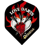 *Designa Dart Flights – Extra Strong – Std – Love Darts