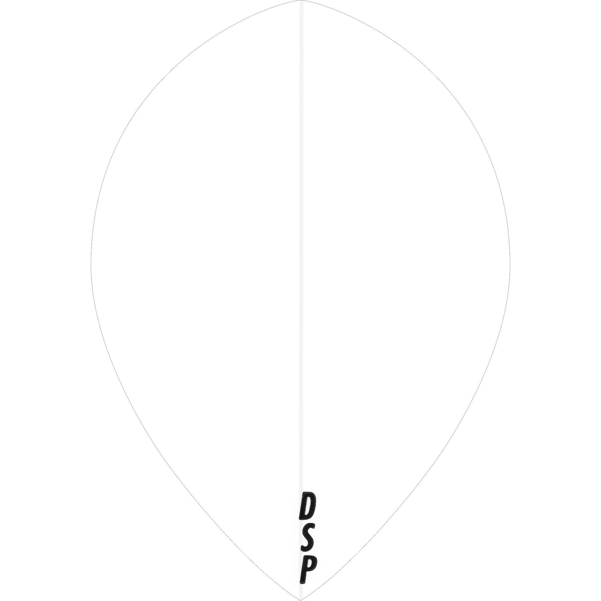 *Dart Flights - Poly Plain Original - Pear White