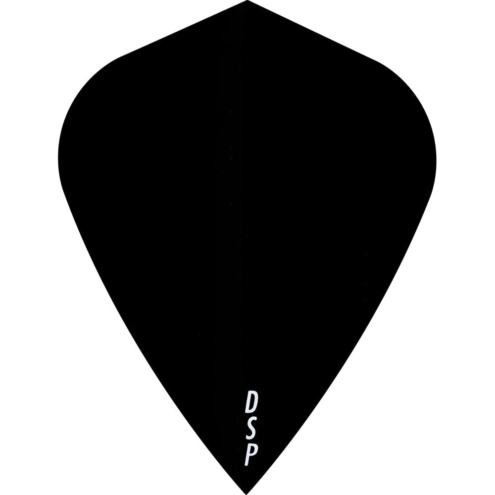 *Dart Flights - Poly Plain Original - Kite Black