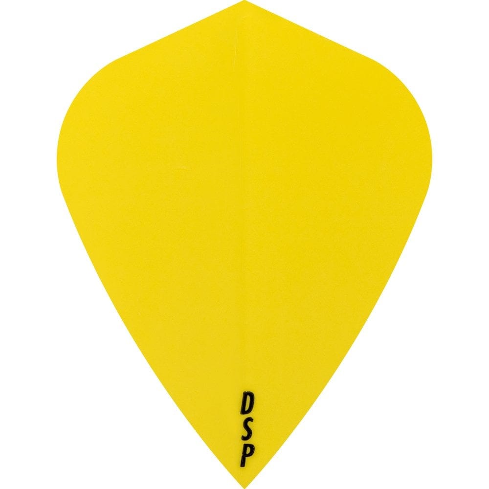 *Dart Flights - Poly Plain Original - Kite Yellow