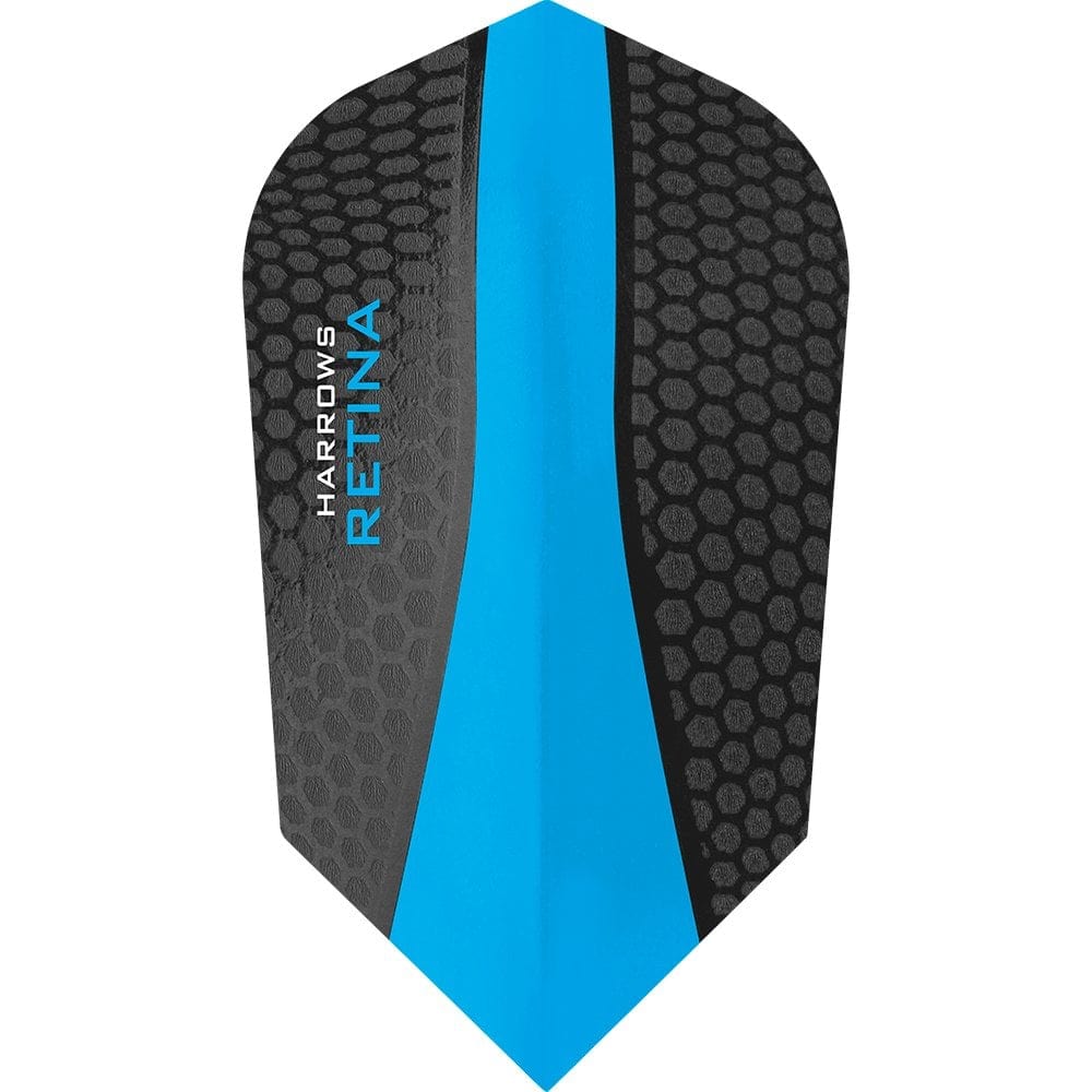 *Harrows Retina Dart Flights - Slim Aqua Blue