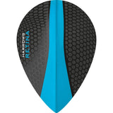 *Harrows Retina Dart Flights - Pear Aqua Blue