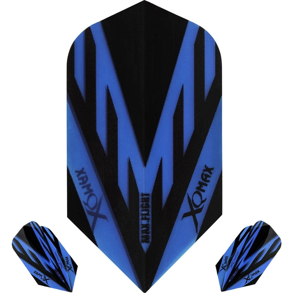 *XQMax Dart Flights - Max Flight - 100 - Slim - Blue