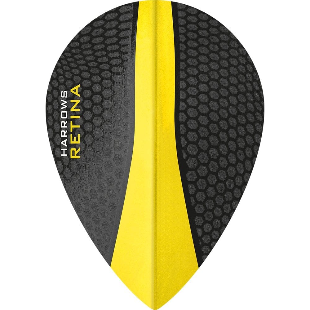 *Harrows Retina Dart Flights - Pear Yellow