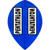 *Dart Flights - Pentathlon Colours - Extra Strong - Pear Blue