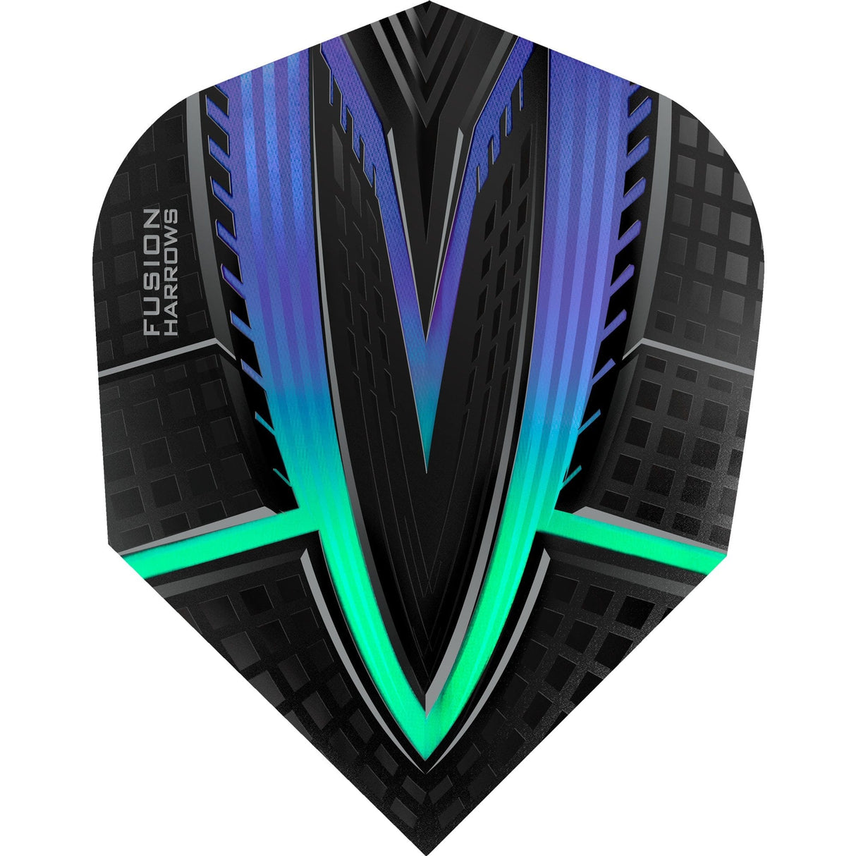 *Harrows Fusion Dart Flights - 100 Micron - No6 - Std Aqua Blue