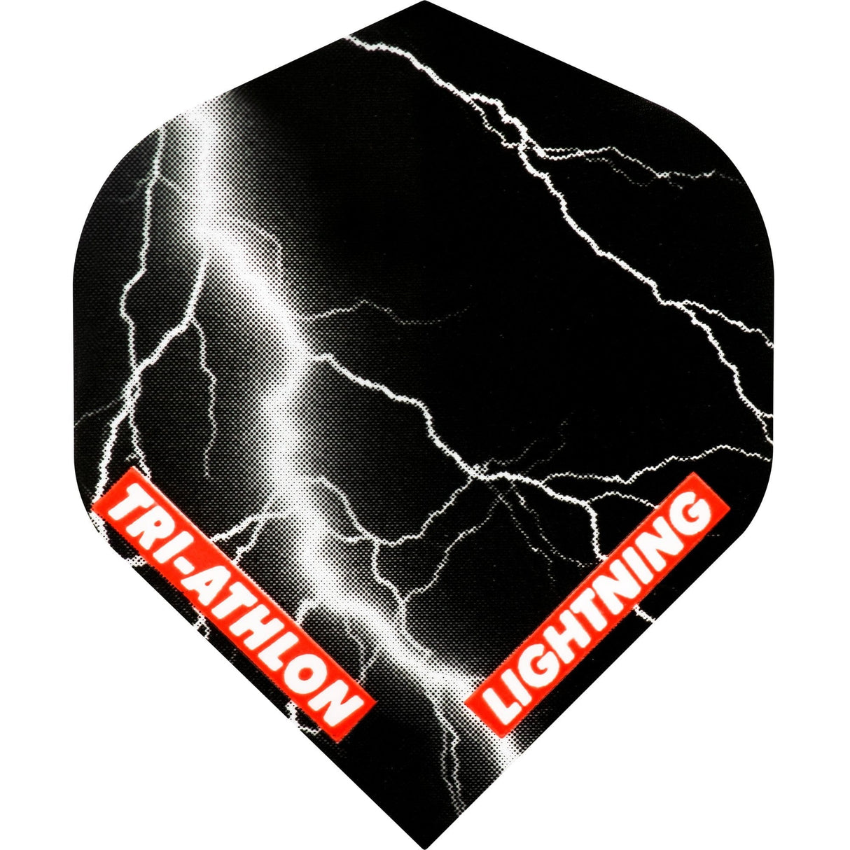 *McKicks Lightning Dart Flights - Std - Tri-athlon Black