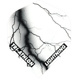 *McKicks Lightning Dart Flights - Std - Tri-athlon White
