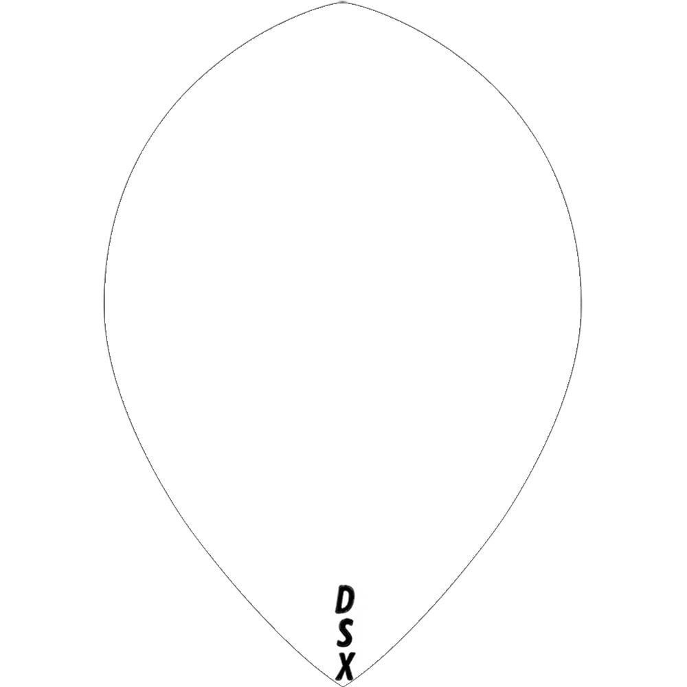*Designa DSX100 Dart Flights - Pear White