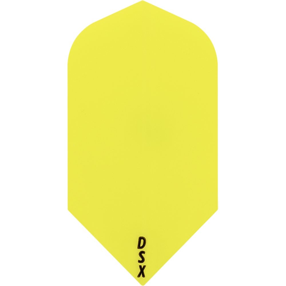 *Designa DSX100 Dart Flights - Slim Yellow