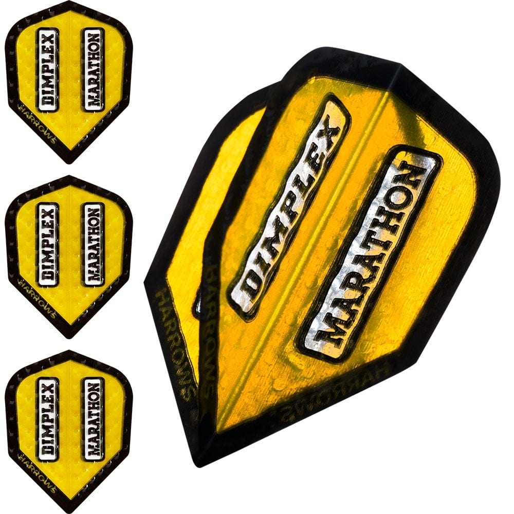 *Harrows Dart Flights – Dimplex Marathon – Std – Schwarzer Rand