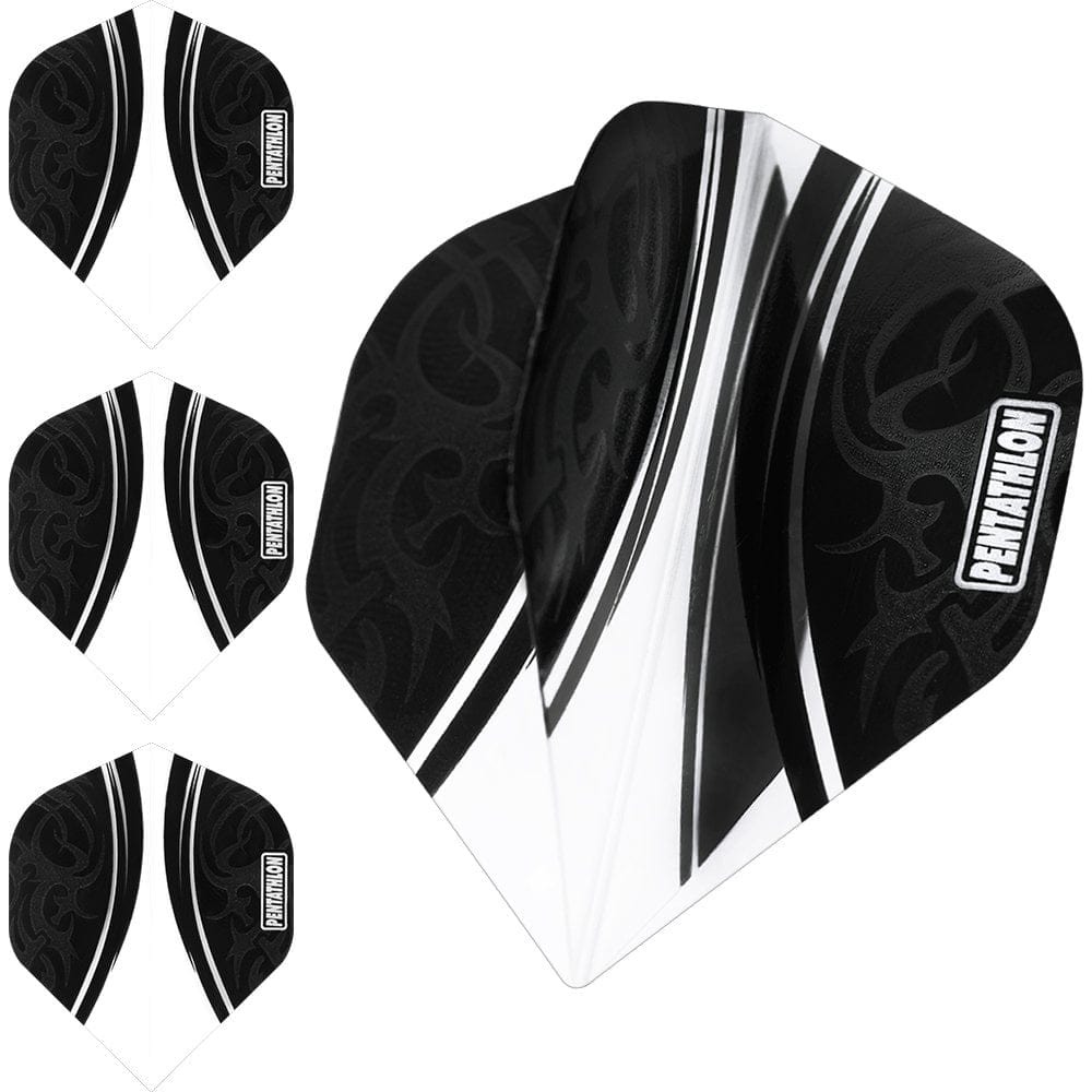 Pentathlon Colour Plus Dart Flights - Extra Strong - Std Clear