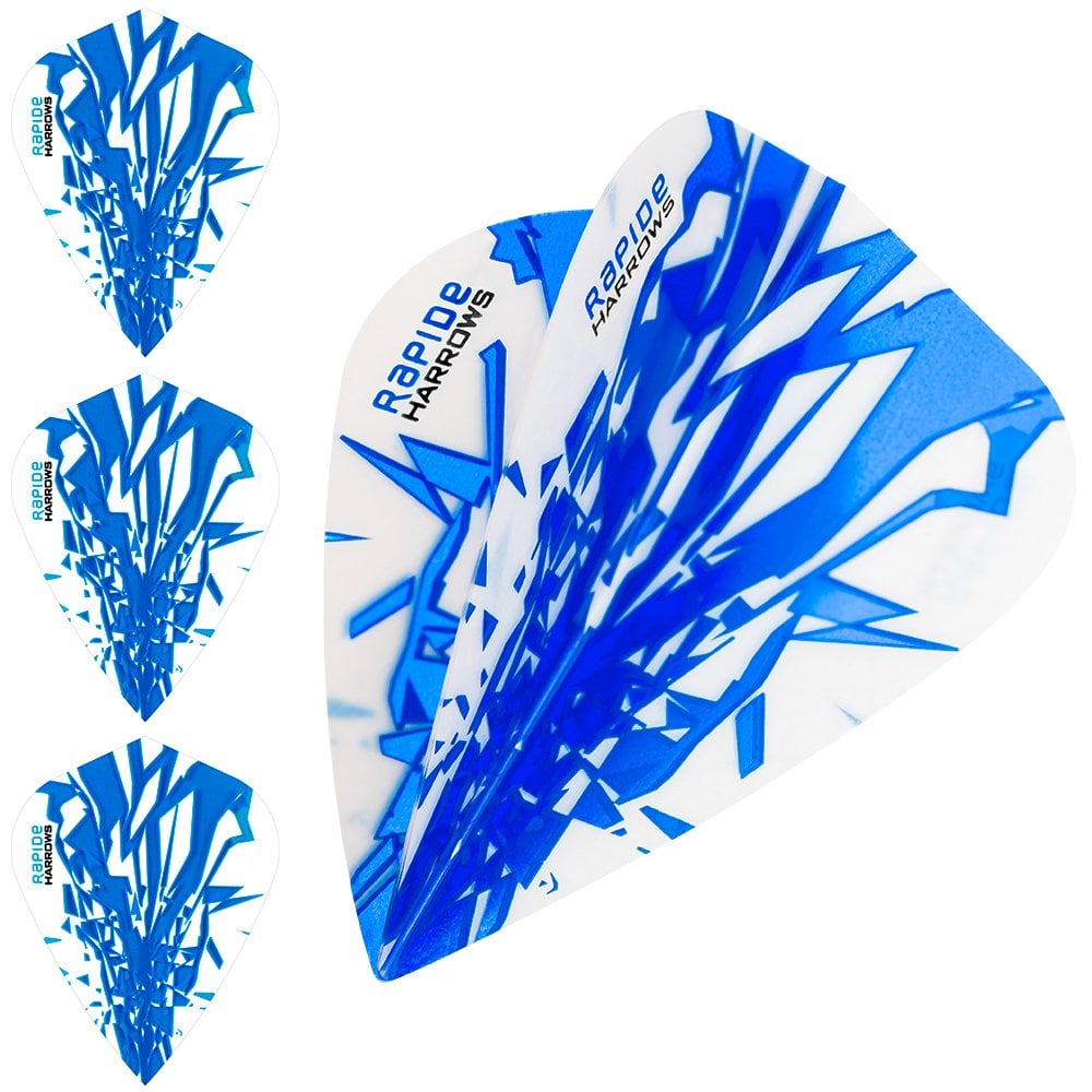 *Harrows Rapide Dart Flights – Drachenform – 100 Mikron