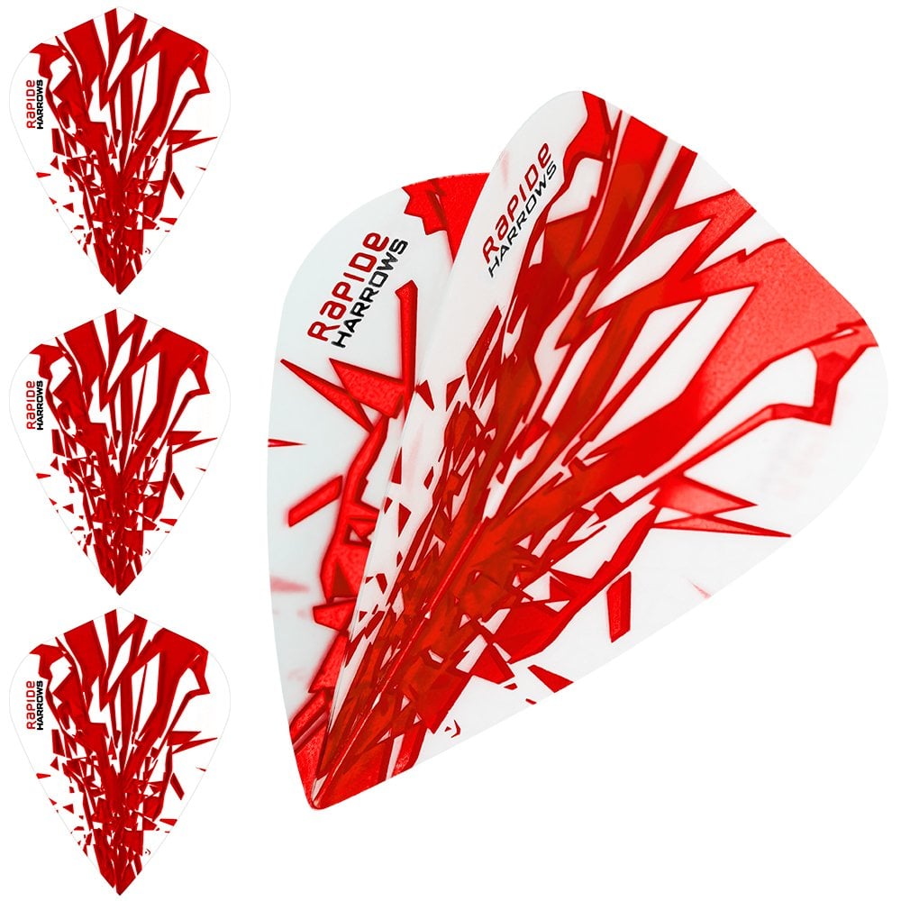*Harrows Rapide Dart Flights – Drachenform – 100 Mikron