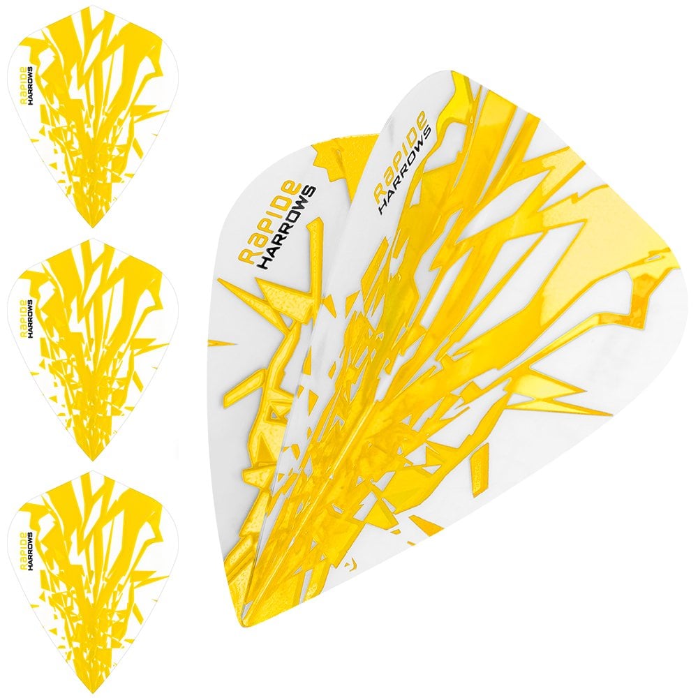 *Harrows Rapide Dart Flights – Drachenform – 100 Mikron