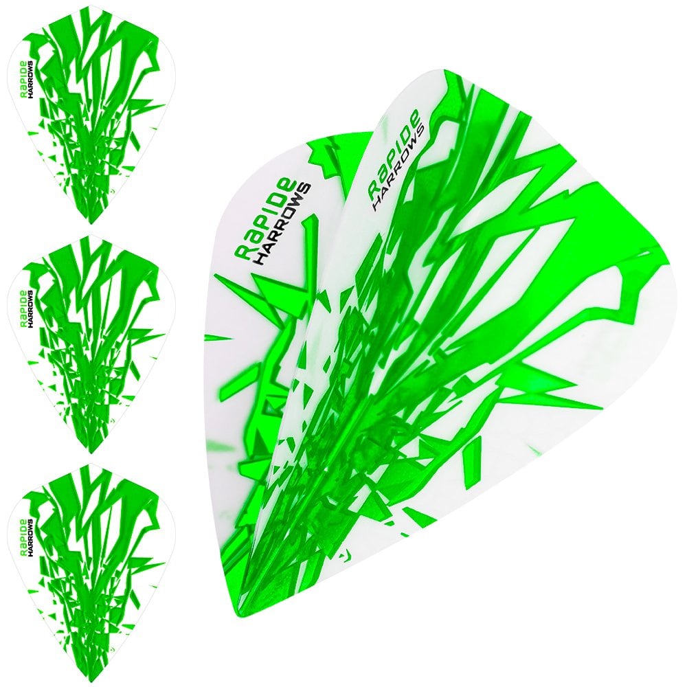 *Harrows Rapide Dart Flights – Drachenform – 100 Mikron