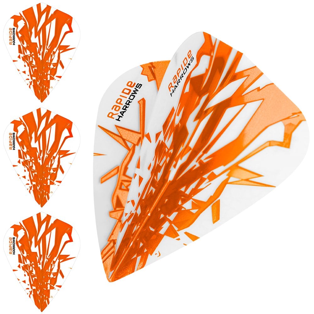 *Harrows Rapide Dart Flights – Drachenform – 100 Mikron