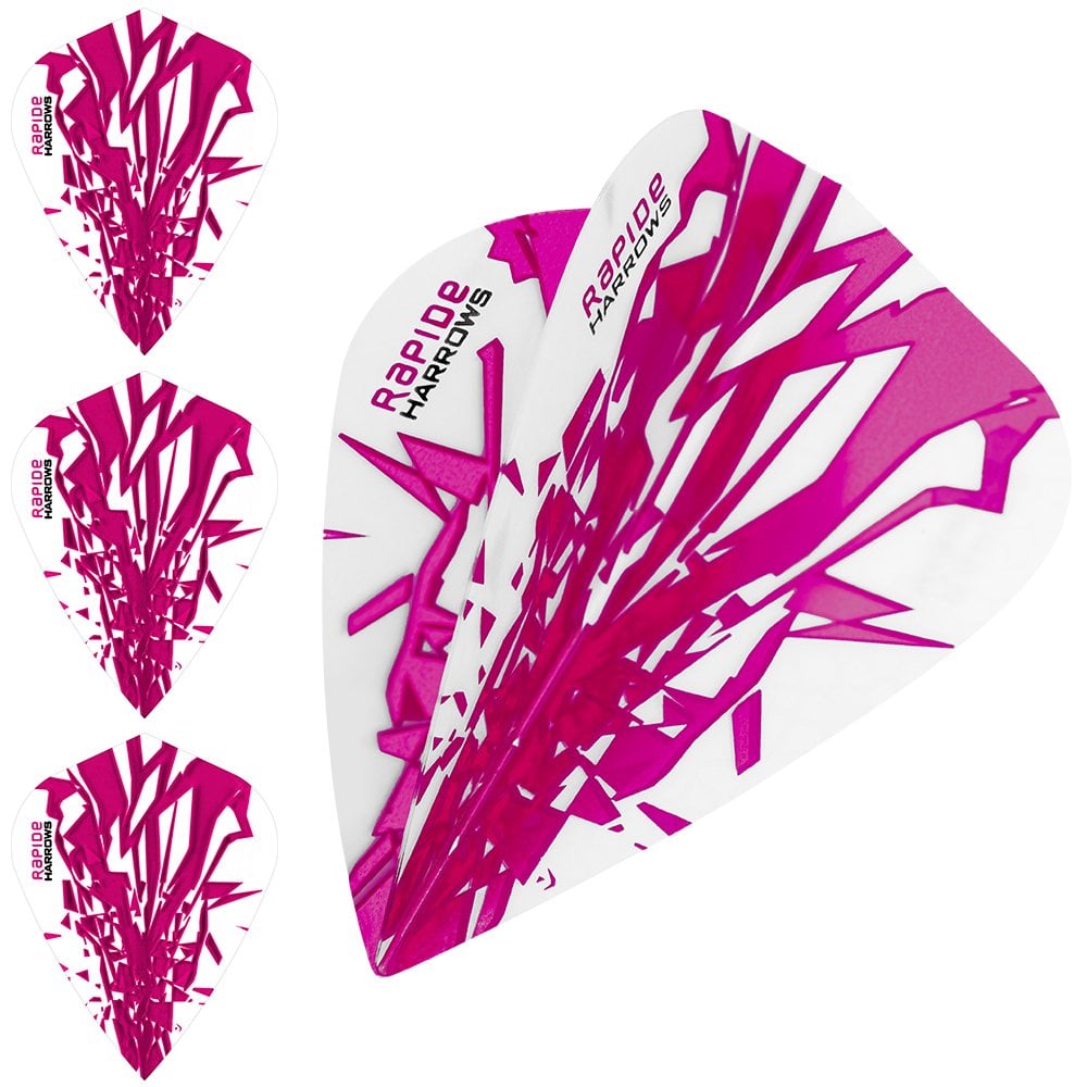 *Harrows Rapide Dart Flights – Drachenform – 100 Mikron