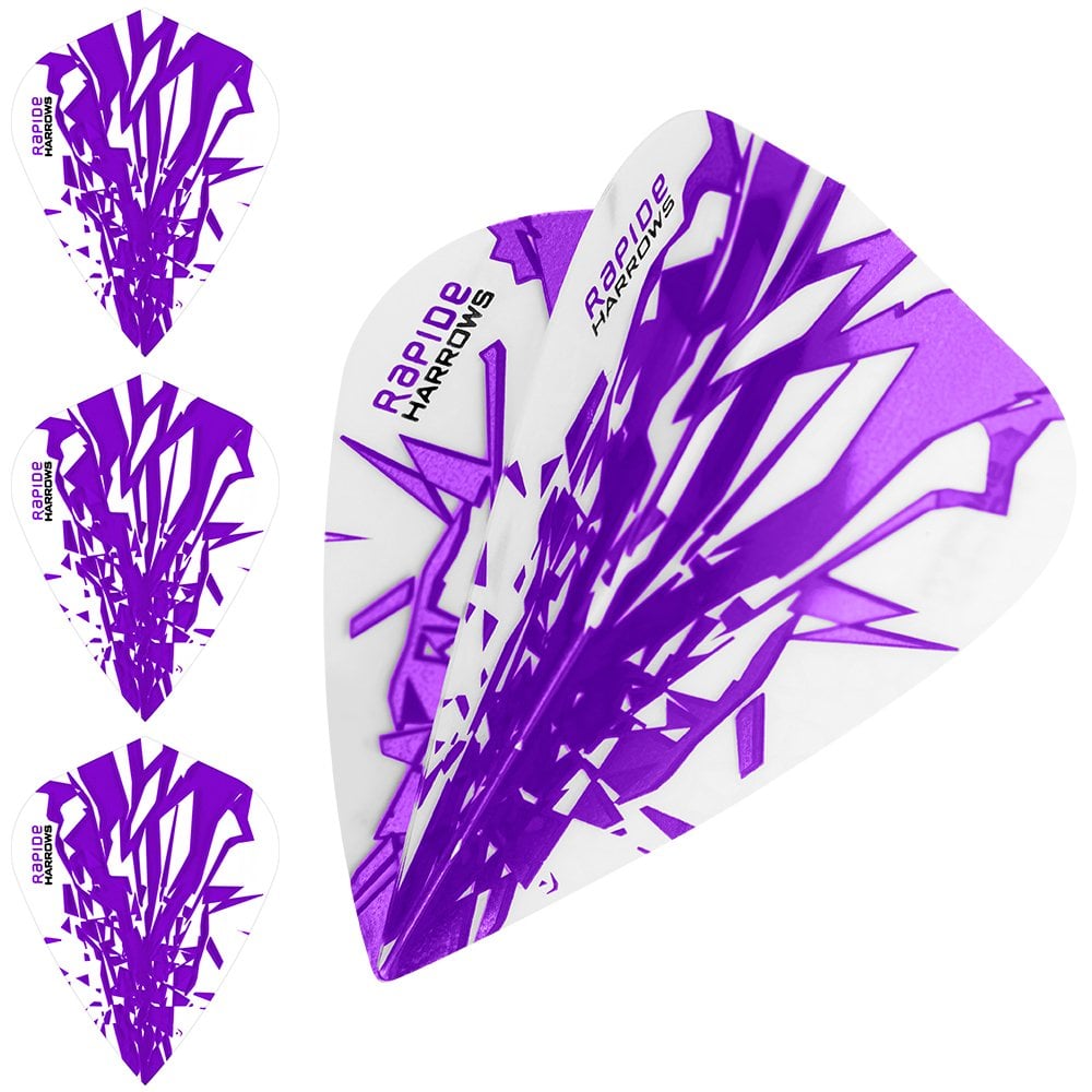 *Harrows Rapide Dart Flights – Drachenform – 100 Mikron