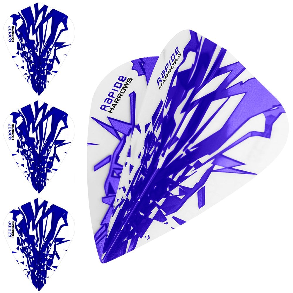 *Harrows Rapide Dart Flights – Drachenform – 100 Mikron