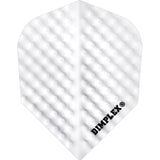 *Harrows Dimplex Dart Flights - Standard Shape - Plain Colours Plain White