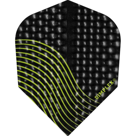 *Harrows Dimplex Dart Flights - Standard Shape - Green Swirl