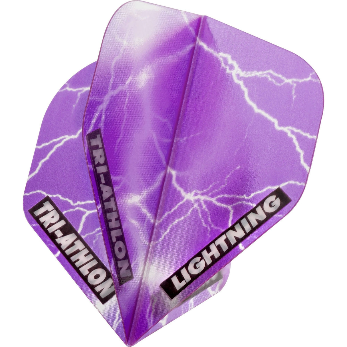 *McKicks Lightning Dart Flights - Triathlon - Std - Clear