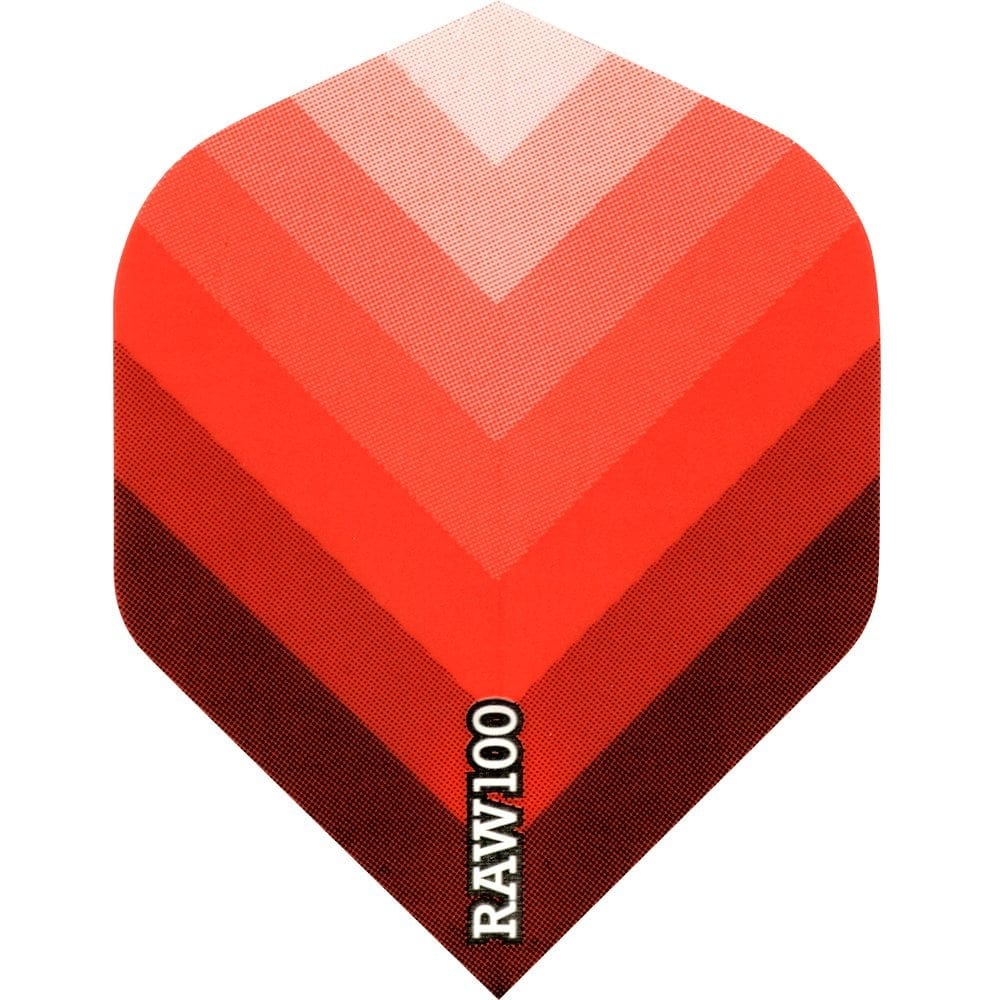 *Dart Flights - Raw 100 - 100 Micron - Std - Arrow Red