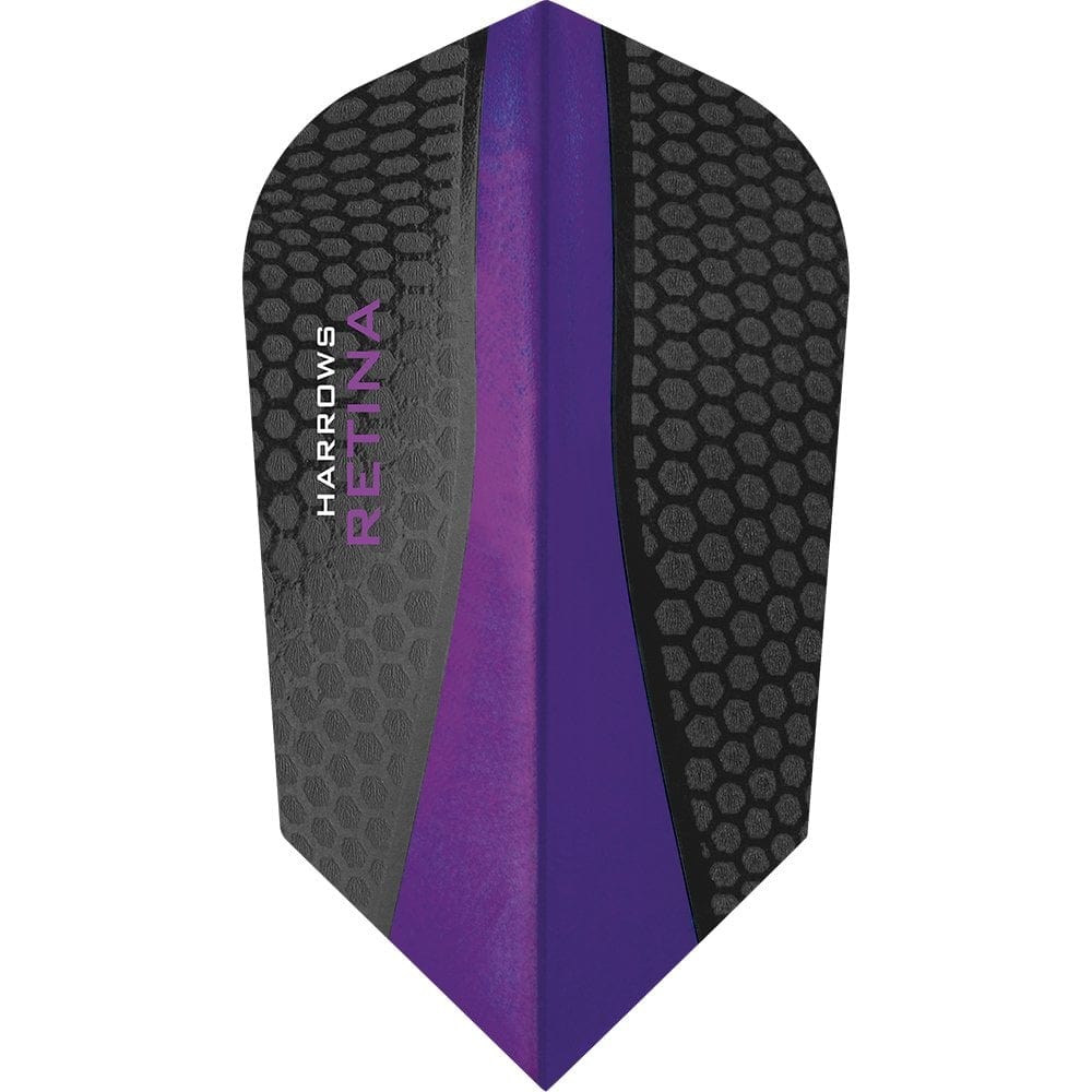 *Harrows Retina Dart Flights - Slim Purple