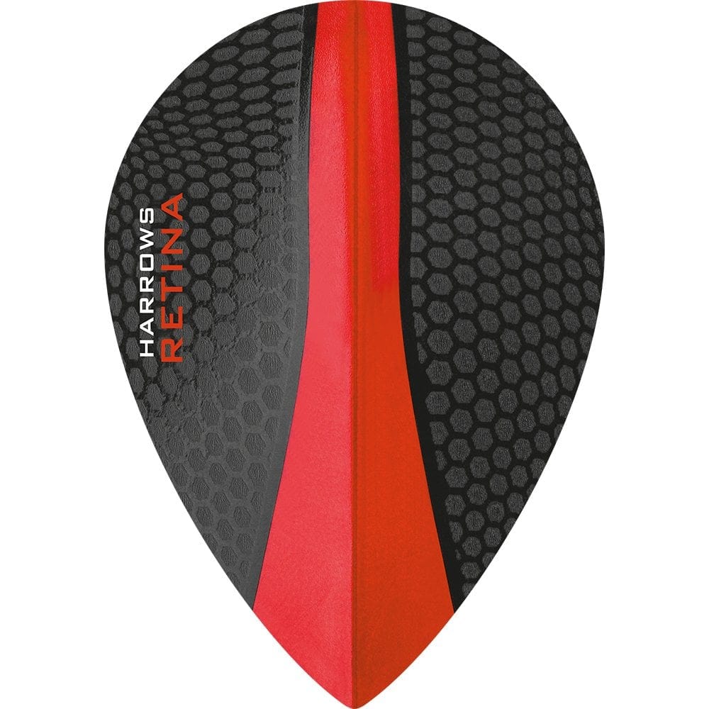 *Harrows Retina Dart Flights - Pear Red