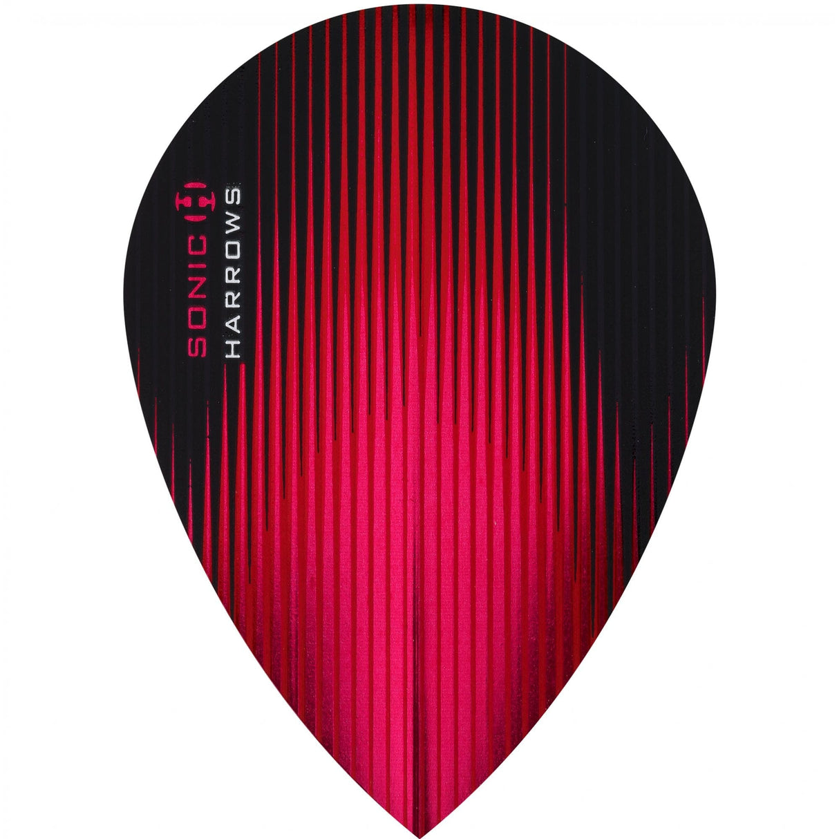 *Harrows Sonic Dart Flights - Pear Shape - 100 Micron Red