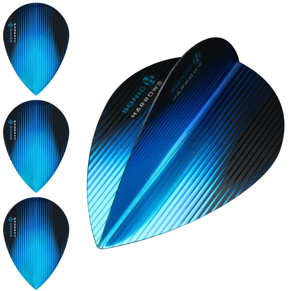 *Harrows Sonic Dart Flights - Pear Shape - 100 Micron
