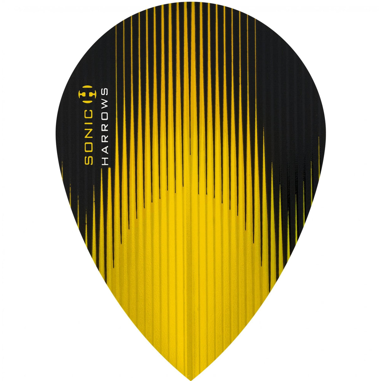 *Harrows Sonic Dart Flights - Pear Shape - 100 Micron Yellow