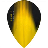 *Harrows Sonic Dart Flights - Pear Shape - 100 Micron Yellow