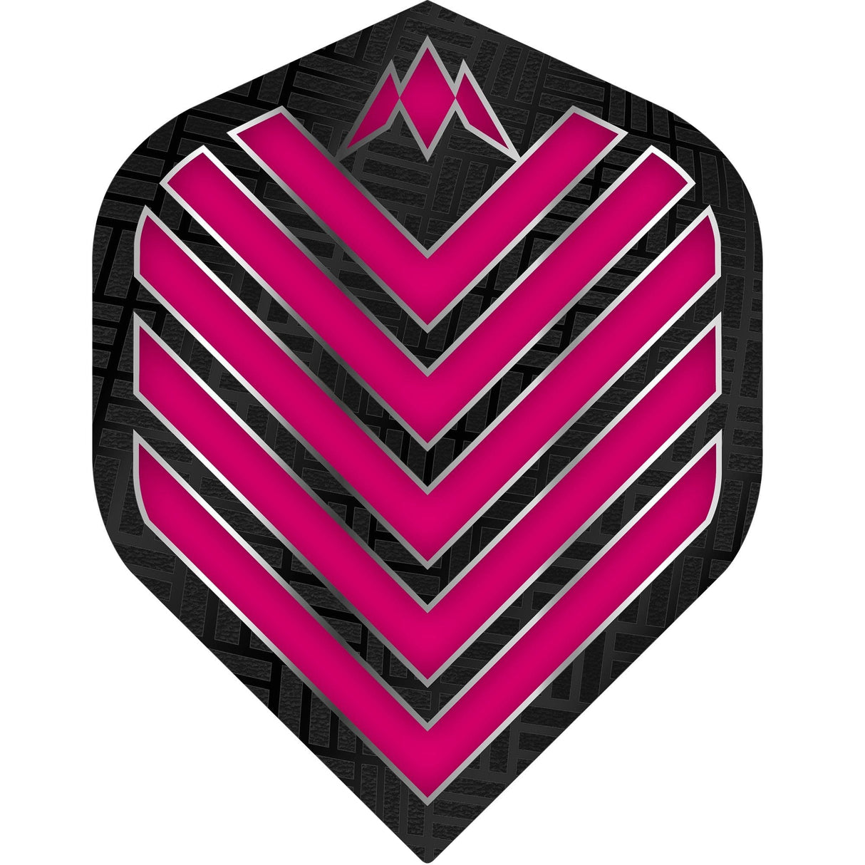 *Mission Admiral Dart Flights - 100 Micron - No2 - Std Pink