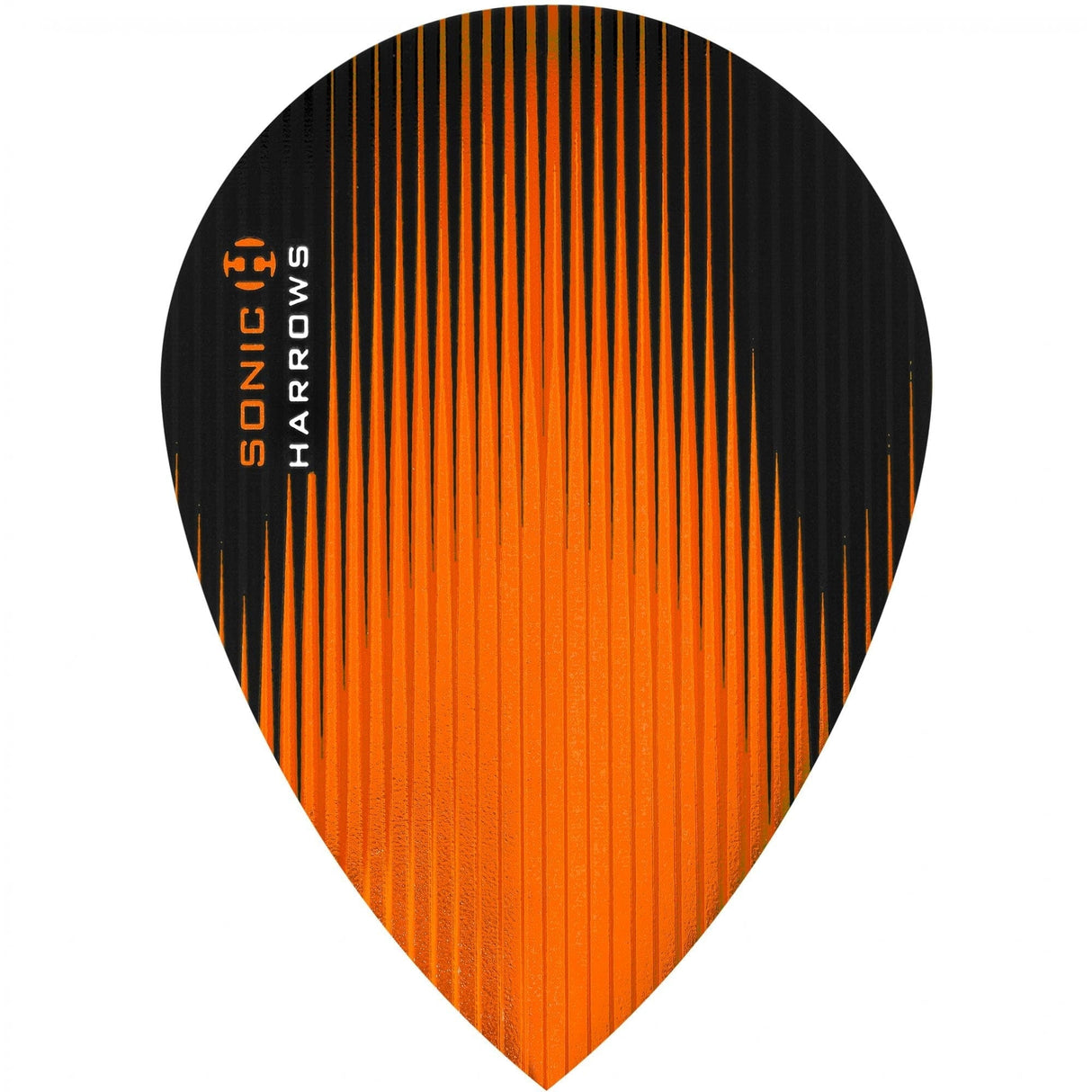 *Harrows Sonic Dart Flights - Pear Shape - 100 Micron Orange