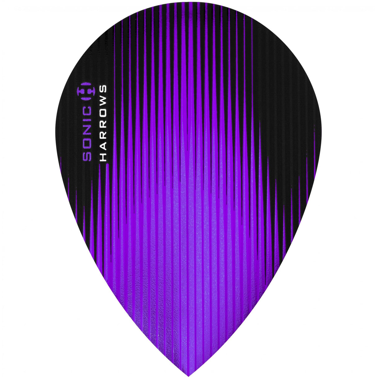 *Harrows Sonic Dart Flights - Pear Shape - 100 Micron Purple