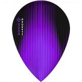 *Harrows Sonic Dart Flights - Pear Shape - 100 Micron Purple