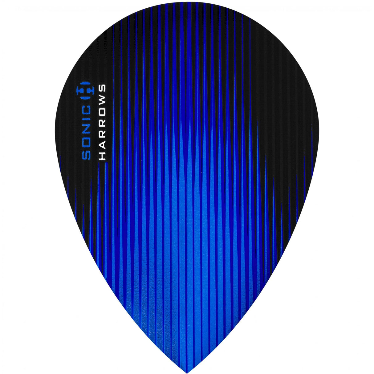 *Harrows Sonic Dart Flights - Pear Shape - 100 Micron Dark Blue