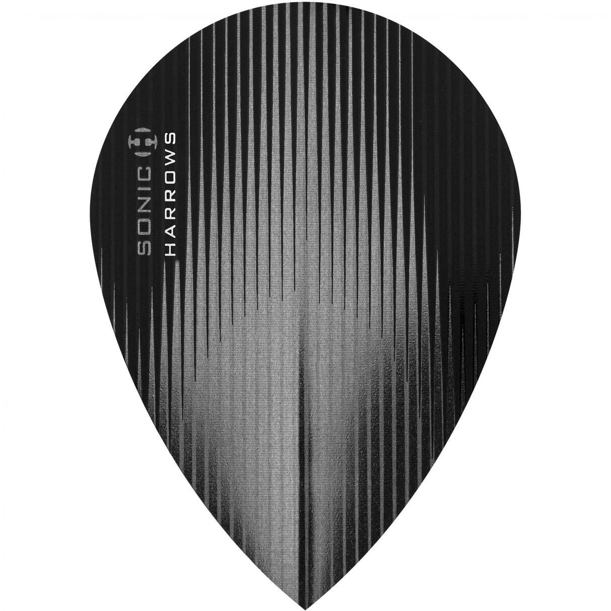*Harrows Sonic Dart Flights - Pear Shape - 100 Micron Smokey