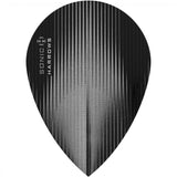 *Harrows Sonic Dart Flights - Pear Shape - 100 Micron Smokey