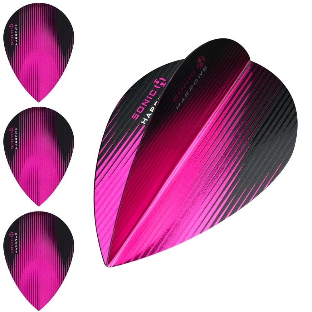 *Harrows Sonic Dart Flights - Pear Shape - 100 Micron