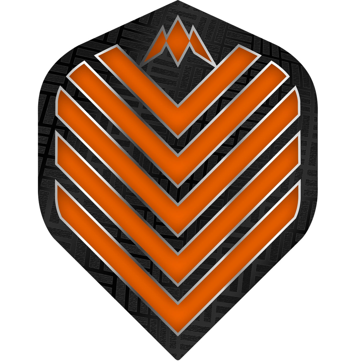 Mission Admiral Dart Flights - 100 Micron - No2 - Std Orange