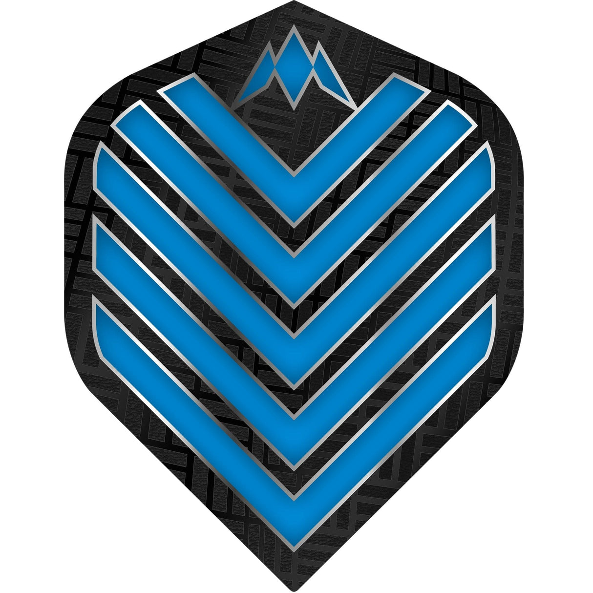 *Mission Admiral Dart Flights - 100 Micron - No2 - Std Aqua Blue
