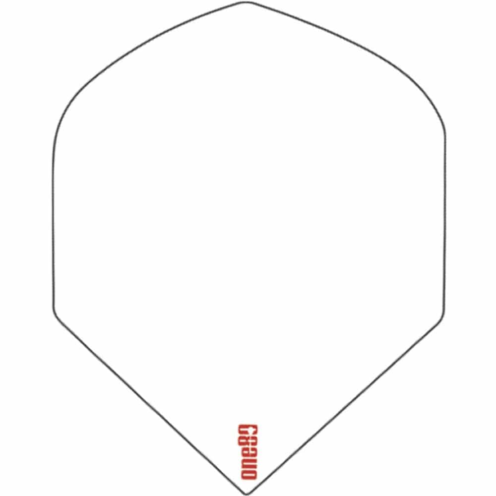 *One80 Dart Flights - 130 Micron - Pure Strength - Std White