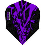 *Harrows Rapide X Dart Flights - Std Shape - Rapide-X Purple