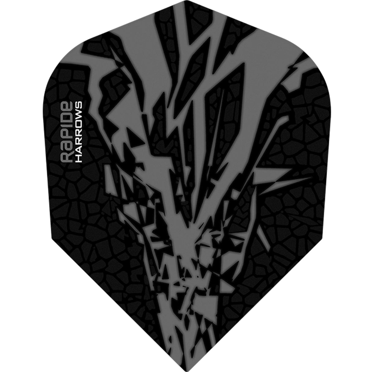 *Harrows Rapide X Dart Flights - Std Shape - Rapide-X Smokey