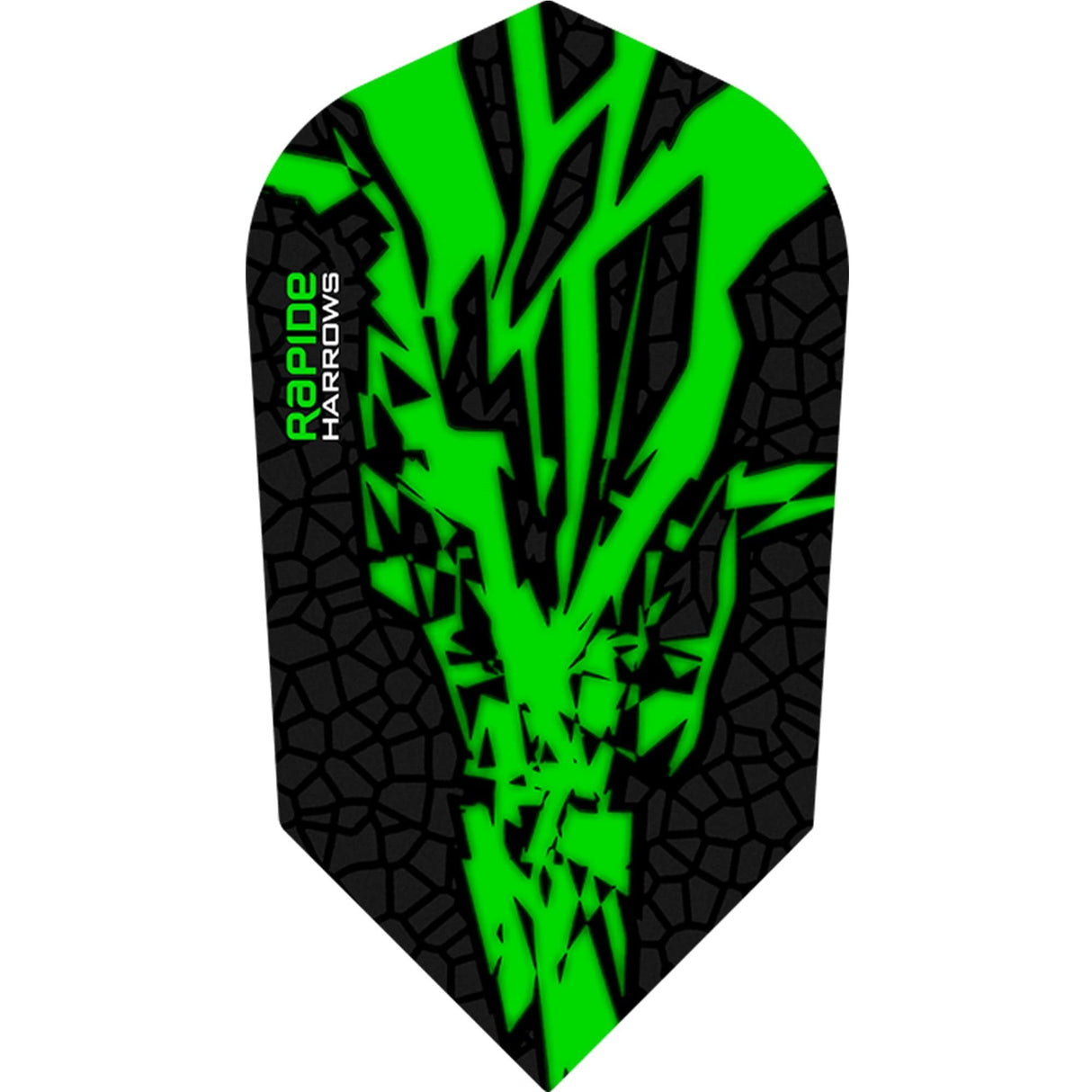 *Harrows Rapide X Dart Flights - Slim Shape - Rapide-X Green