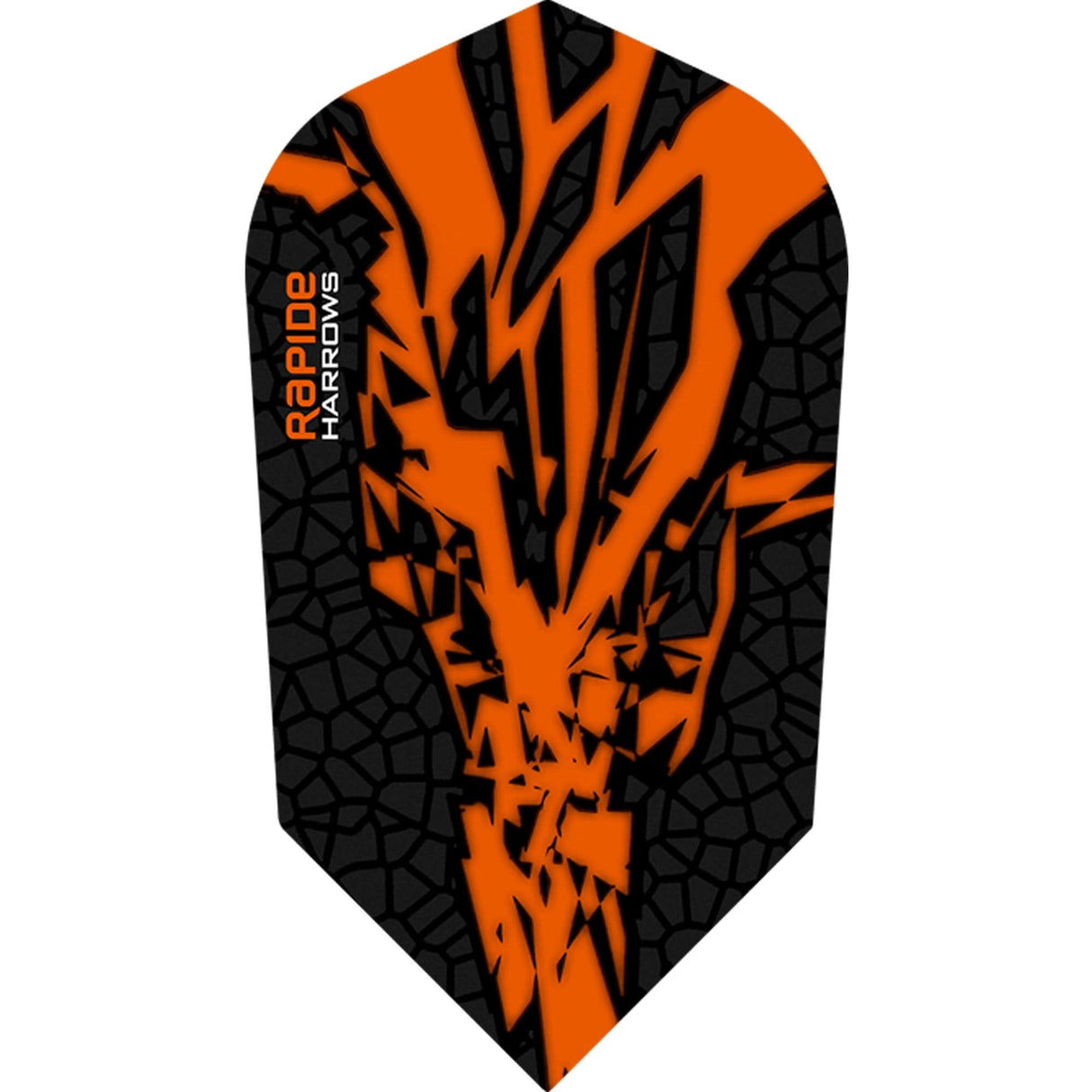 *Harrows Rapide X Dart Flights - Slim Shape - Rapide-X Orange